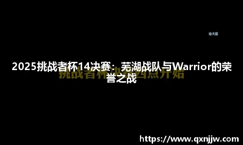 2025挑战者杯14决赛：芜湖战队与Warrior的荣誉之战